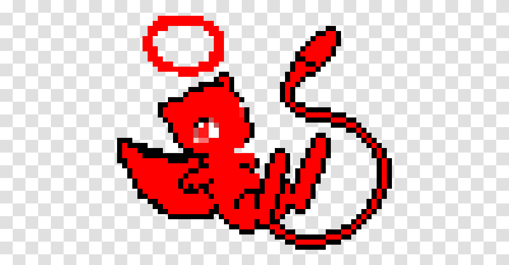 Mew Pixel Art Minecraft Pokemon Mew, Text, Rug, Pac Man, Number Transparent Png