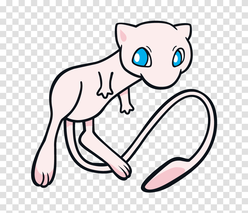 Mew Pokemon Character Vector Art Free Vector Silhouette Graphics, Mammal, Animal, Wildlife, Cat Transparent Png