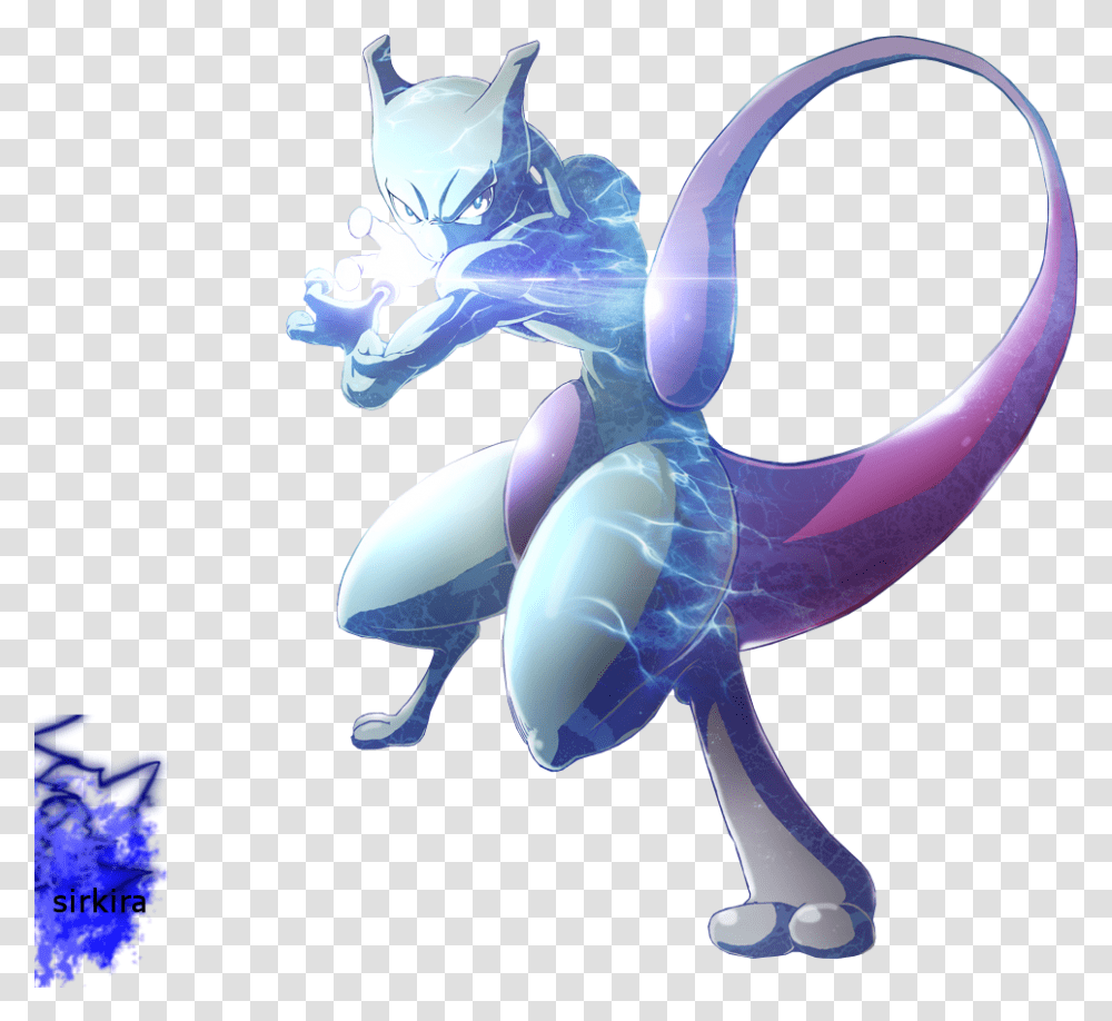 Mewtwo, Pattern, Statue Transparent Png
