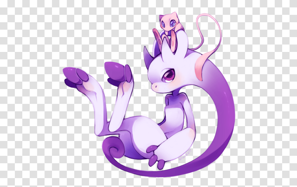 Mewtwo Mew And Mega Y Fictional Character, Dragon, Purple, Toy Transparent Png