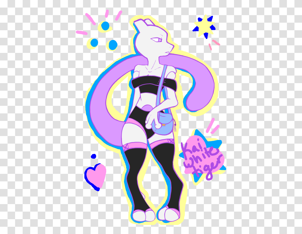 Mewtwo Mewtwo As A Girl, Purple, Graphics, Art, Poster Transparent Png
