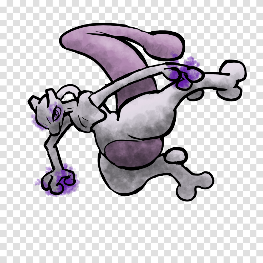 Mewtwo, Statue, Sculpture, Animal Transparent Png