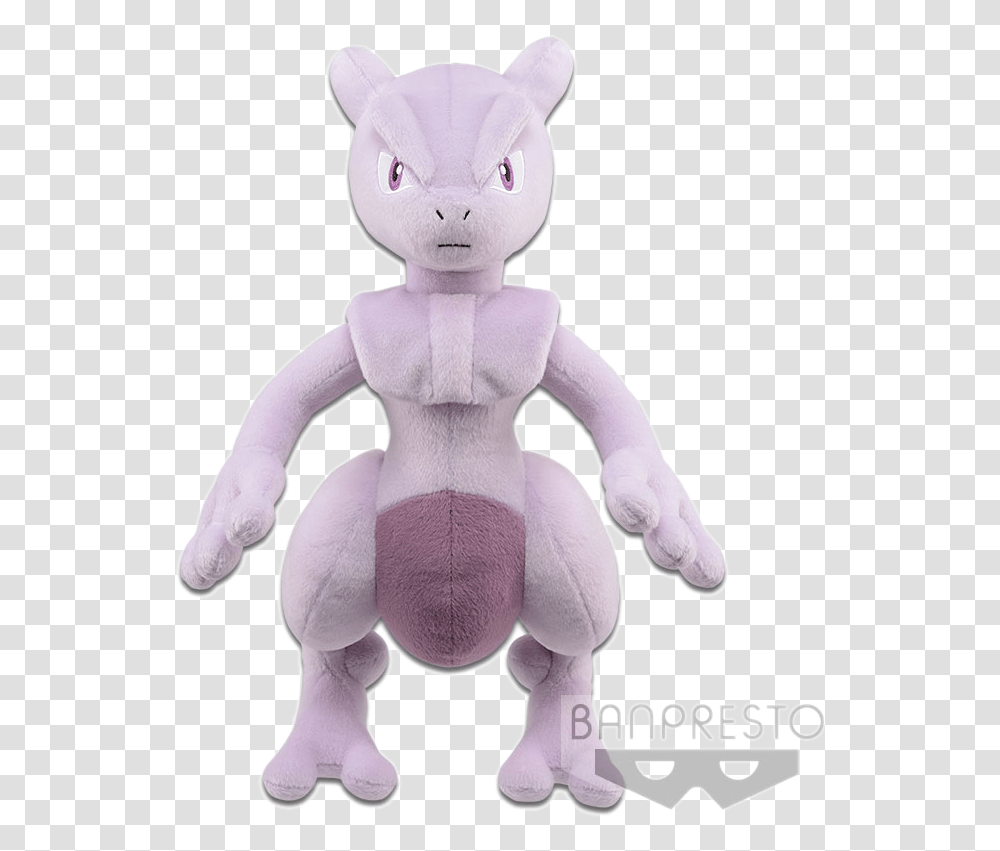 Mewtwo, Toy, Plush, Doll, Figurine Transparent Png