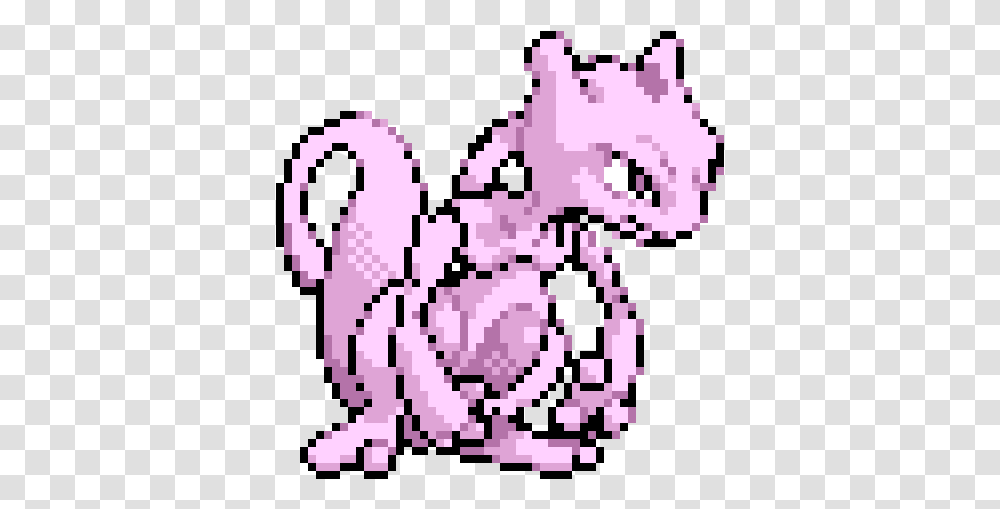 Mewtwo Vector Royalty Free Pokemon Red Mewtwo Sprite, Rug, Graphics, Art, Pattern Transparent Png