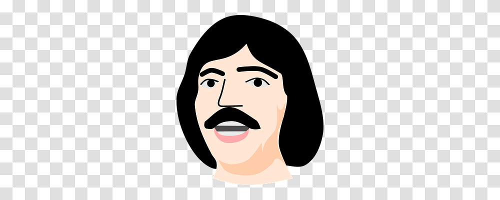 Mexican Person, Face, Mustache, Stencil Transparent Png