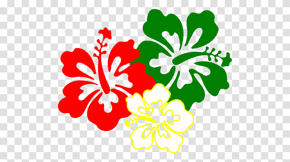 Mexican Border Clipart Hawaiian Flower Clipart, Hibiscus, Plant, Blossom, Anther Transparent Png
