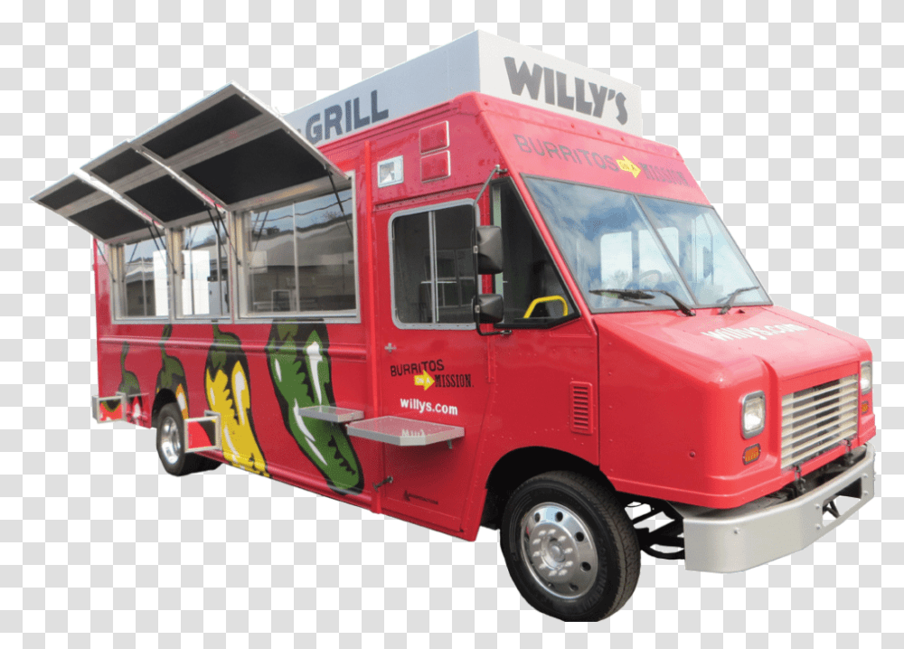 Mexican Cuisine Car Food Truck Street Food Burrito Food Truck, Vehicle, Transportation, Fire Truck, Van Transparent Png