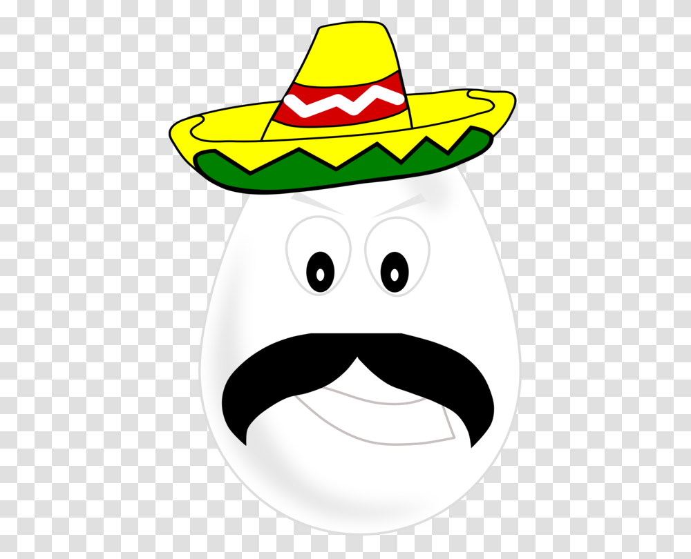 Mexican Cuisine Sombrero Hat Taco Egg, Apparel, Snowman, Winter Transparent Png