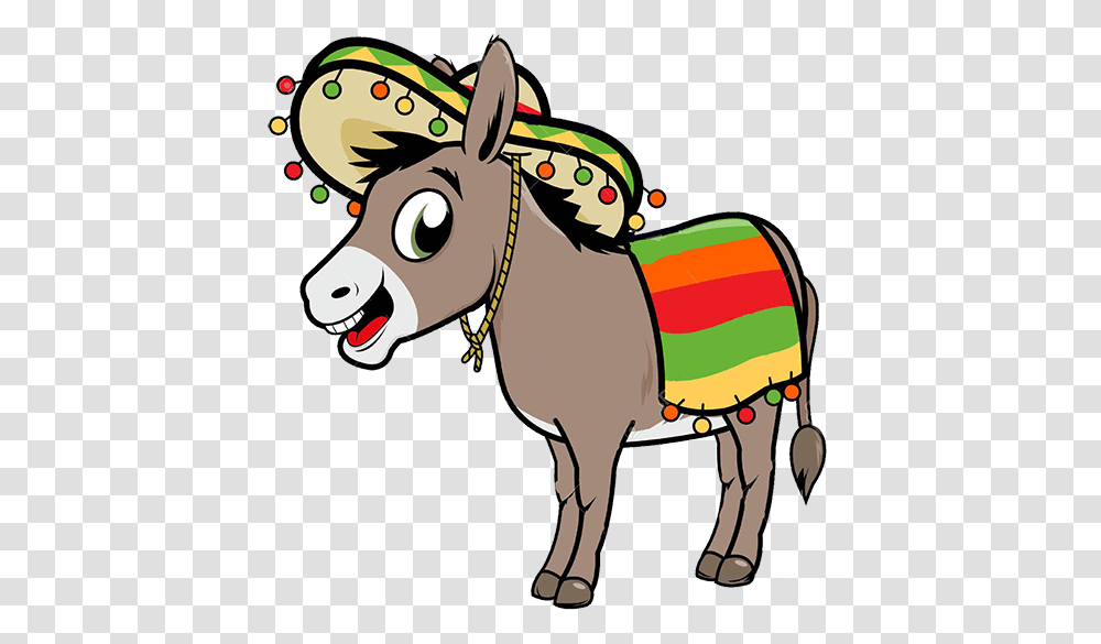 Mexican Donkey Clipart, Mammal, Animal Transparent Png