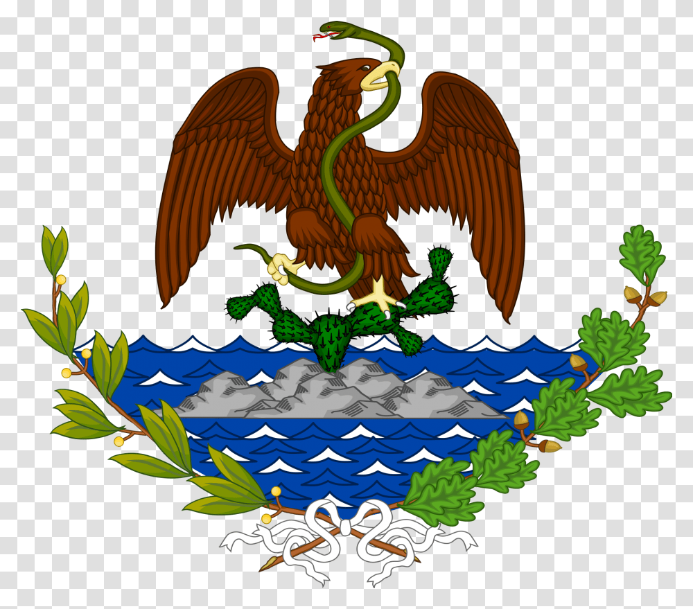 Mexican Eagle Coat Of Arms Of Mexico, Bird, Animal, Dinosaur, Reptile Transparent Png