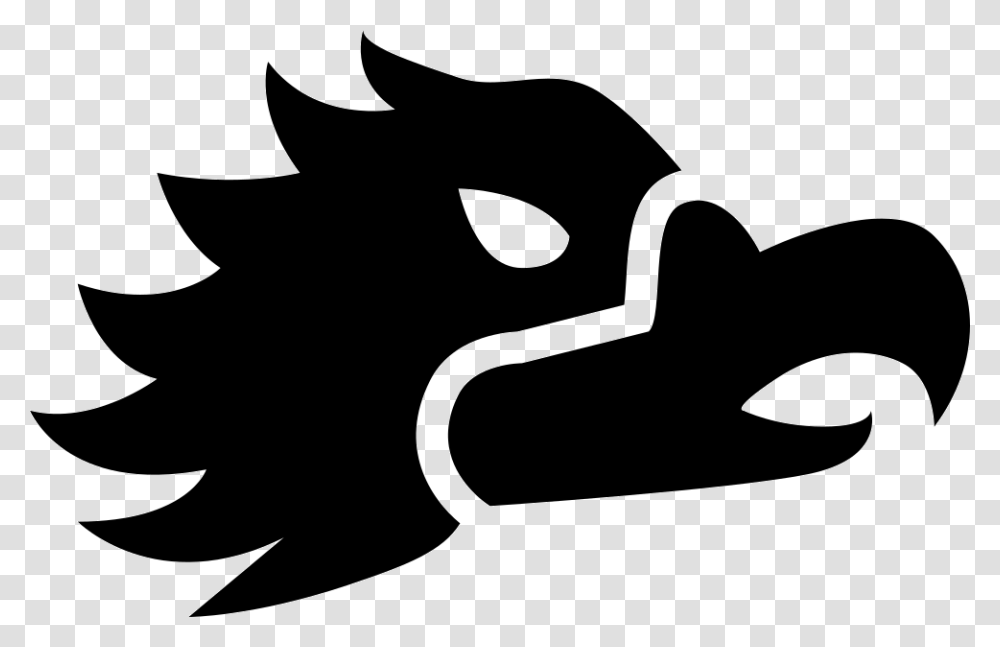 Mexican Eagle Side View Head Shape Mexican Eagle Icon, Axe, Tool, Stencil, Hammer Transparent Png