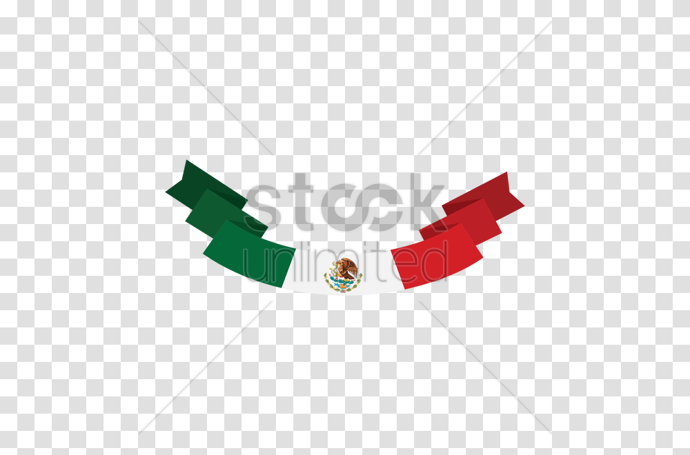 Mexican Flag Banner Vector Image, Bow, Sport, Stick Transparent Png