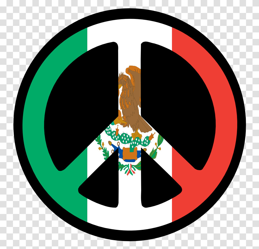 Mexican Flag Logo Mexican Peace, Trademark, Recycling Symbol, Star Symbol Transparent Png