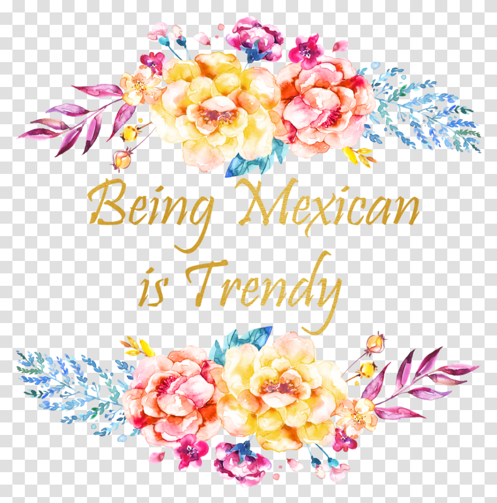 Mexican Flowers Floribunda, Floral Design, Pattern, Graphics, Art Transparent Png