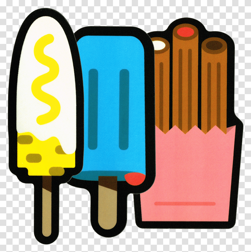 Mexican Food Stickers, Ice Pop, Pac Man Transparent Png