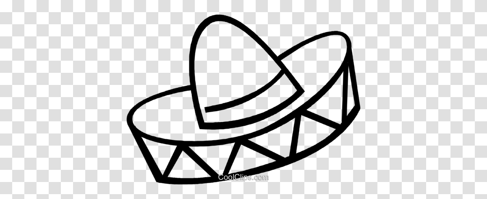 Mexican Hat Royalty Free Vector Clip Art Illustration, Apparel, Word, Sombrero Transparent Png