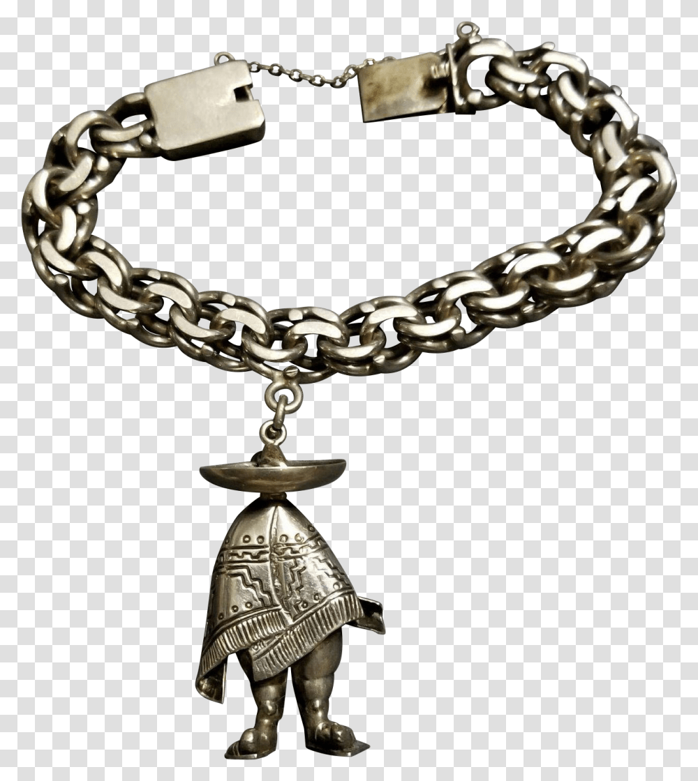 Mexican Man Silver Bracelet, Jewelry, Accessories, Accessory, Chain Transparent Png
