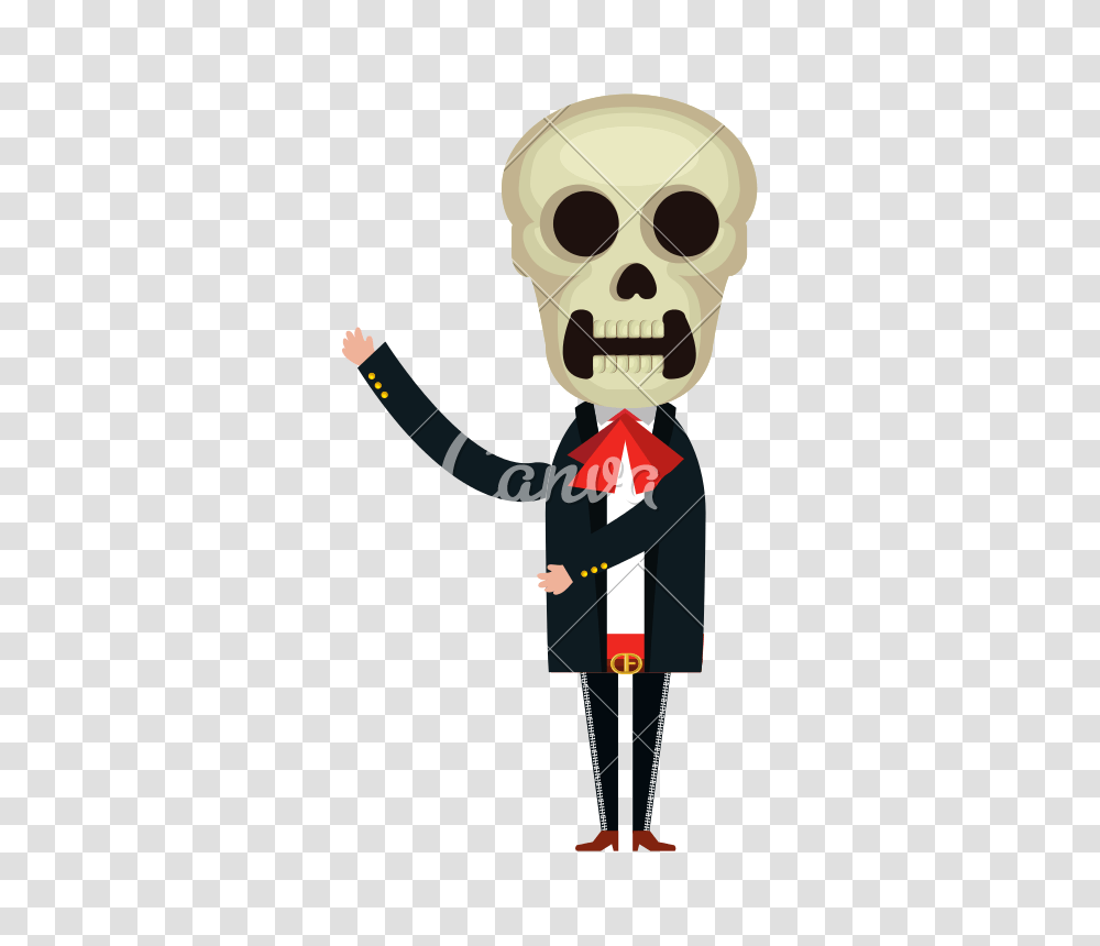 Mexican Mariachi Skull Character Vector Icon Illustration Design, Head, Performer, Pirate Transparent Png