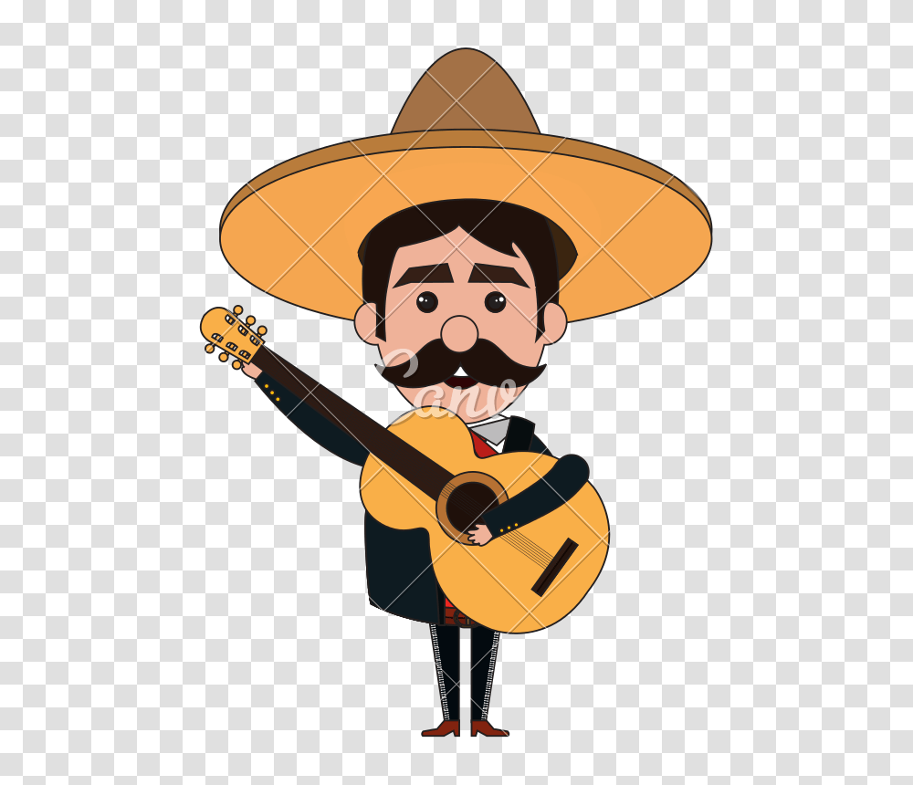 Mexican Mariachi With Guitar, Leisure Activities, Musical Instrument, Apparel Transparent Png