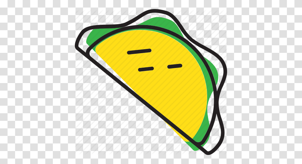 Mexican Mex Quesadilla Taco Icon, Triangle, Plectrum Transparent Png