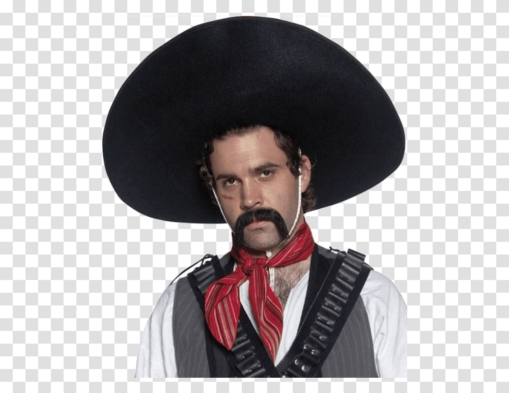 Mexican Moustache, Apparel, Person, Human Transparent Png