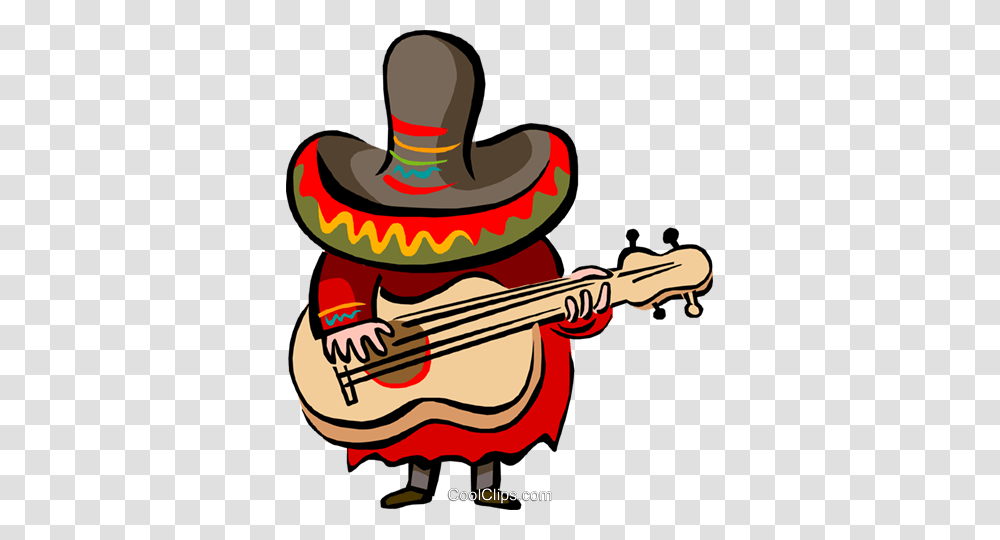 Mexican Music Royalty Free Vector Clip Art Illustration, Apparel, Leisure Activities, Sombrero Transparent Png