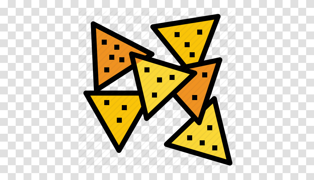 Mexican Nacho Icon, Triangle, Poster, Advertisement Transparent Png