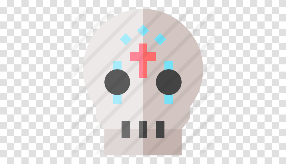 Mexican Skull Circle, Light, Electronics, Tie, Hand Transparent Png