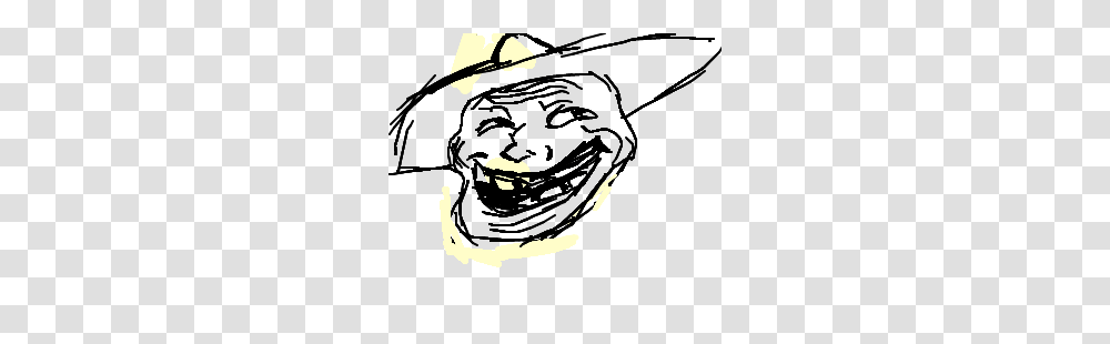 Mexican Troll Face Image, Stencil, Logo Transparent Png
