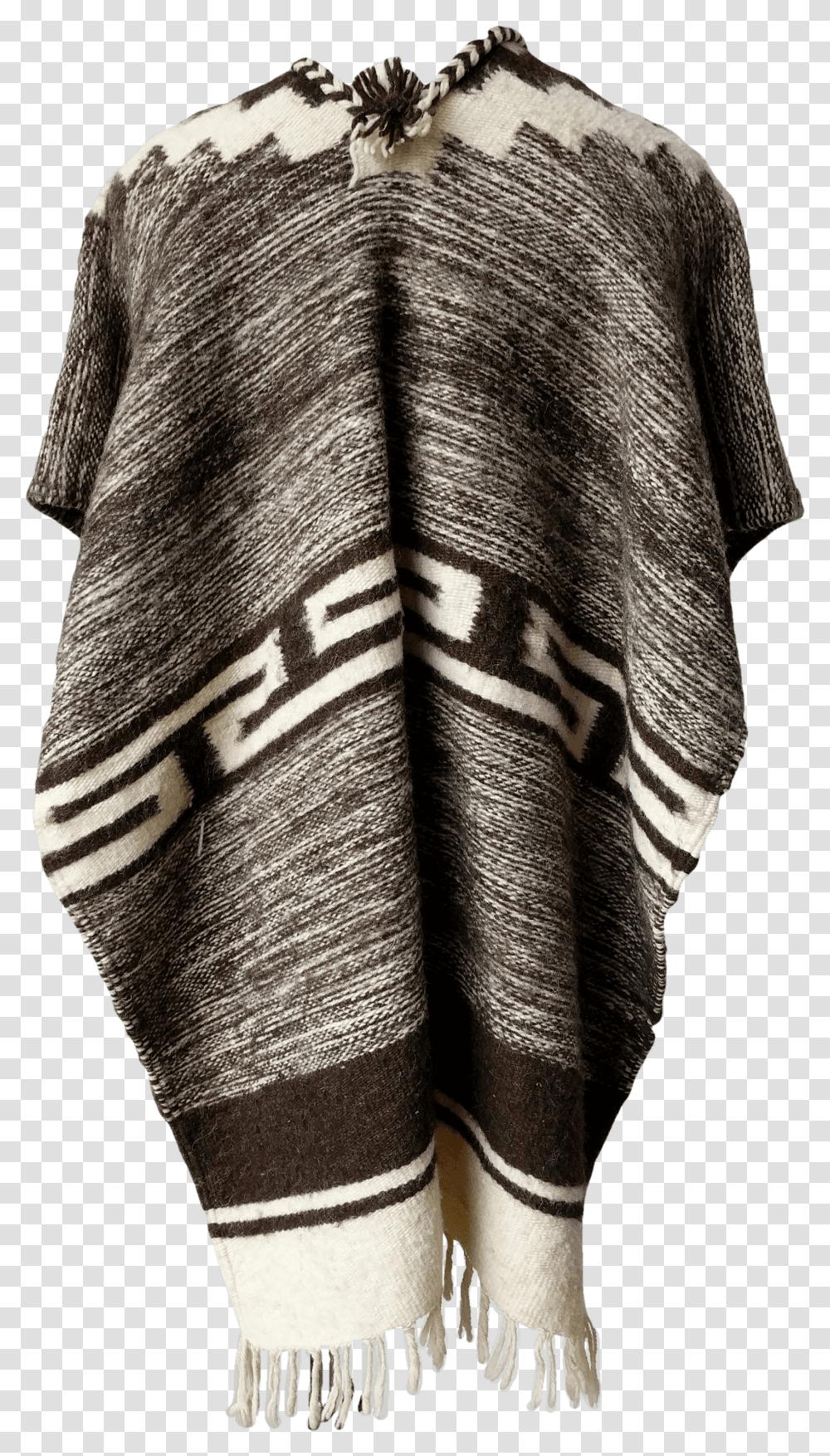 Mexican Wool Pancho Cardigan, Apparel, Poncho, Cloak Transparent Png