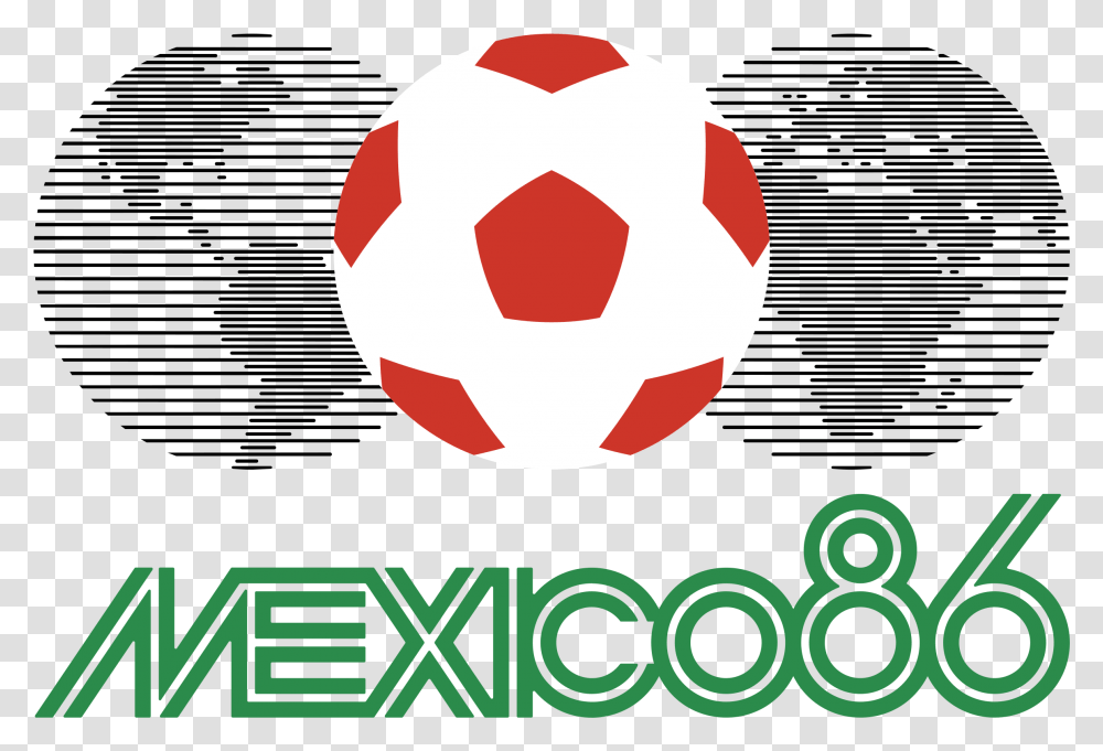 Mexico 86 Logo Vector Mexico 86, Soccer Ball, Sport, Team, Sports Transparent Png