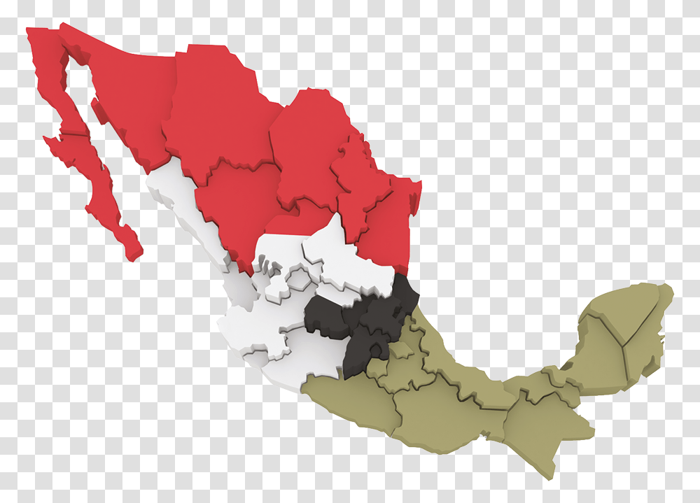 Mexico, Hand, Plot, Map Transparent Png