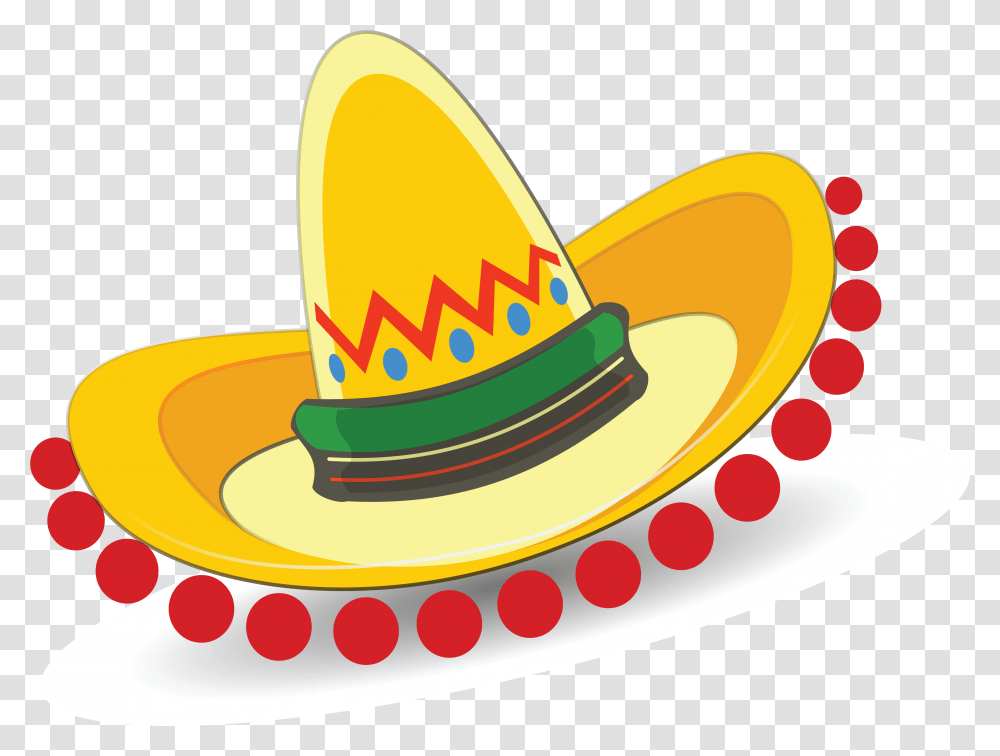 Mexico Clipart Background Sombrero, Clothing, Apparel, Hat Transparent Png