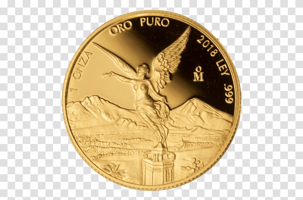 Mexico Eagle Coin, Gold, Money, Gold Medal, Trophy Transparent Png