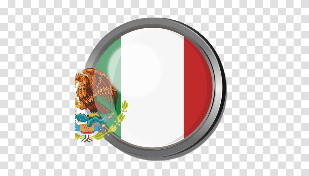 Mexico Flag Badge, Tape, Logo, Bird Transparent Png