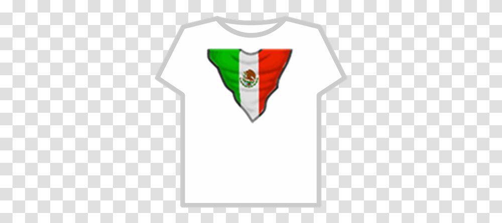 Mexico Flag Bandana Mxico Flag Bandana Roblox, Clothing, Apparel, Shirt, Sleeve Transparent Png