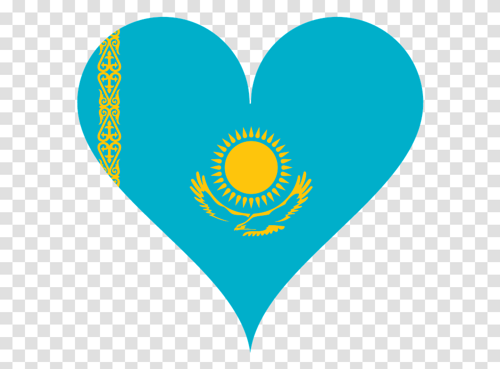 Mexico Flag Eagle Heart Love Flag Sun Sky Blue Vertical Kazakhstan Flag, Balloon, Light Transparent Png