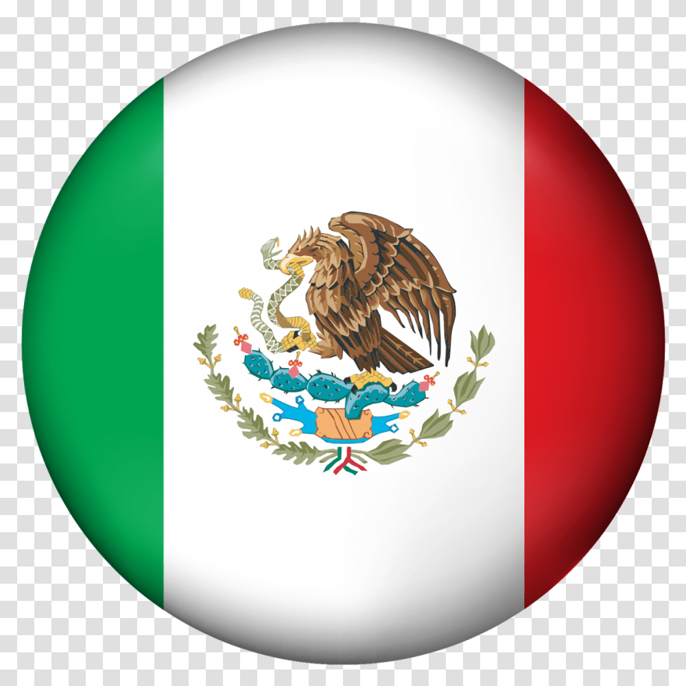 Mexico Flag, Logo, Trademark, Bird Transparent Png