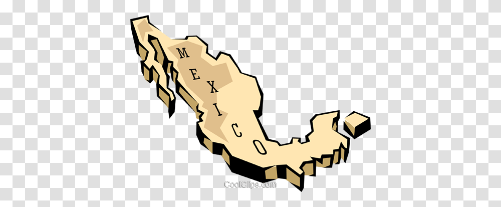 Mexico Map Royalty Free Vector Clip Art Illustration, Architecture, Building Transparent Png
