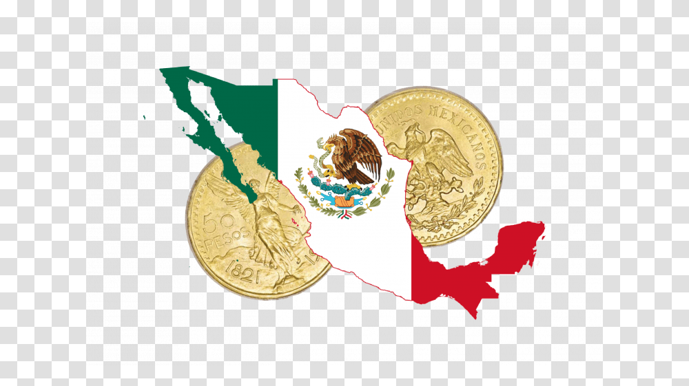 Mexico Map With Flag, Gold, Trophy, Gold Medal, Honey Bee Transparent Png