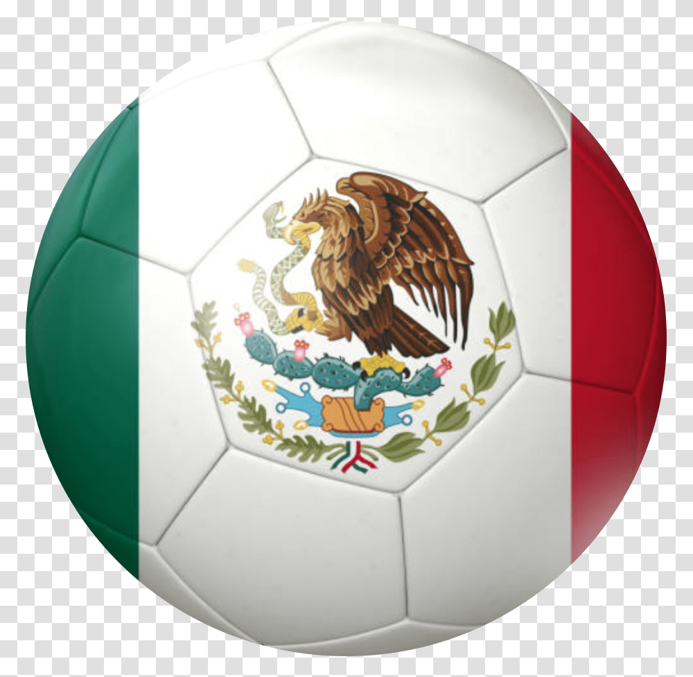 Mexico Wm Wm2018 Fifa Mexicoball Fussball Football Flag Of Mexico, Soccer Ball, Team Sport, Sports, Bird Transparent Png