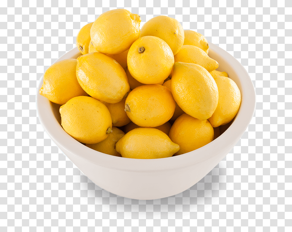 Meyer Lemon, Citrus Fruit, Plant, Food, Bowl Transparent Png
