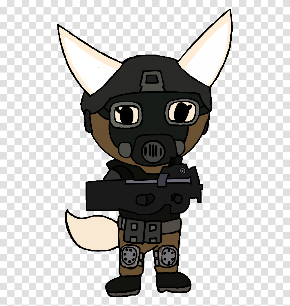 Meza Nine Tailled Fox Scp, Helmet, Clothing, Apparel, Robot Transparent Png