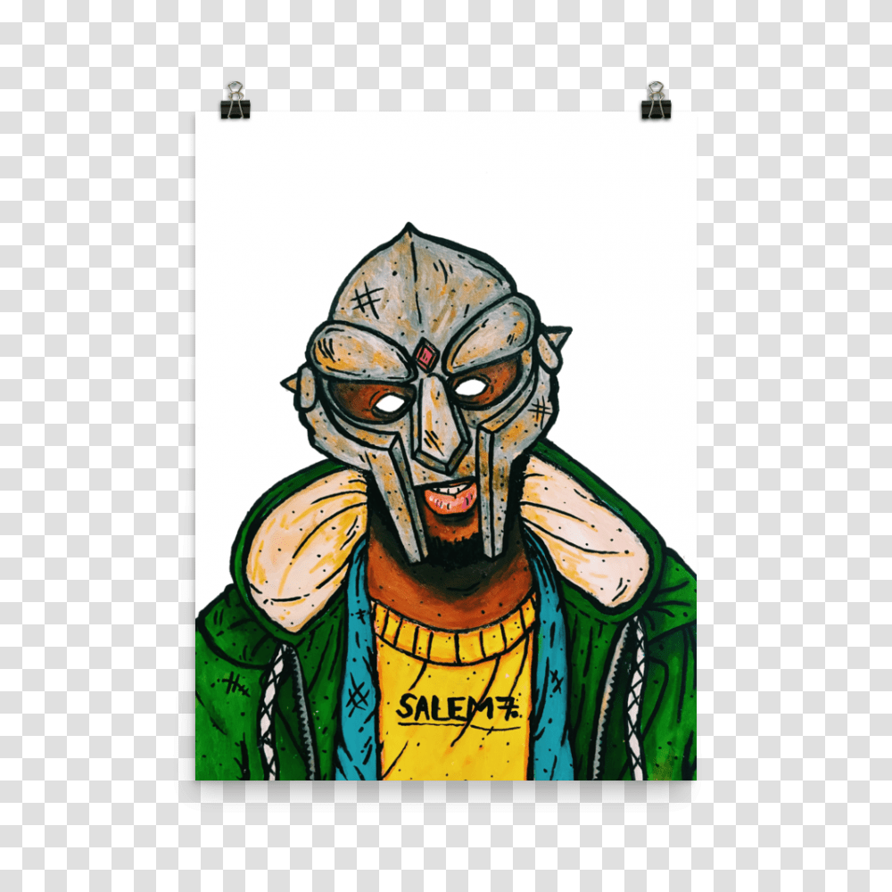 Mf Doom Print Salem, Modern Art, Person, Clock Tower Transparent Png