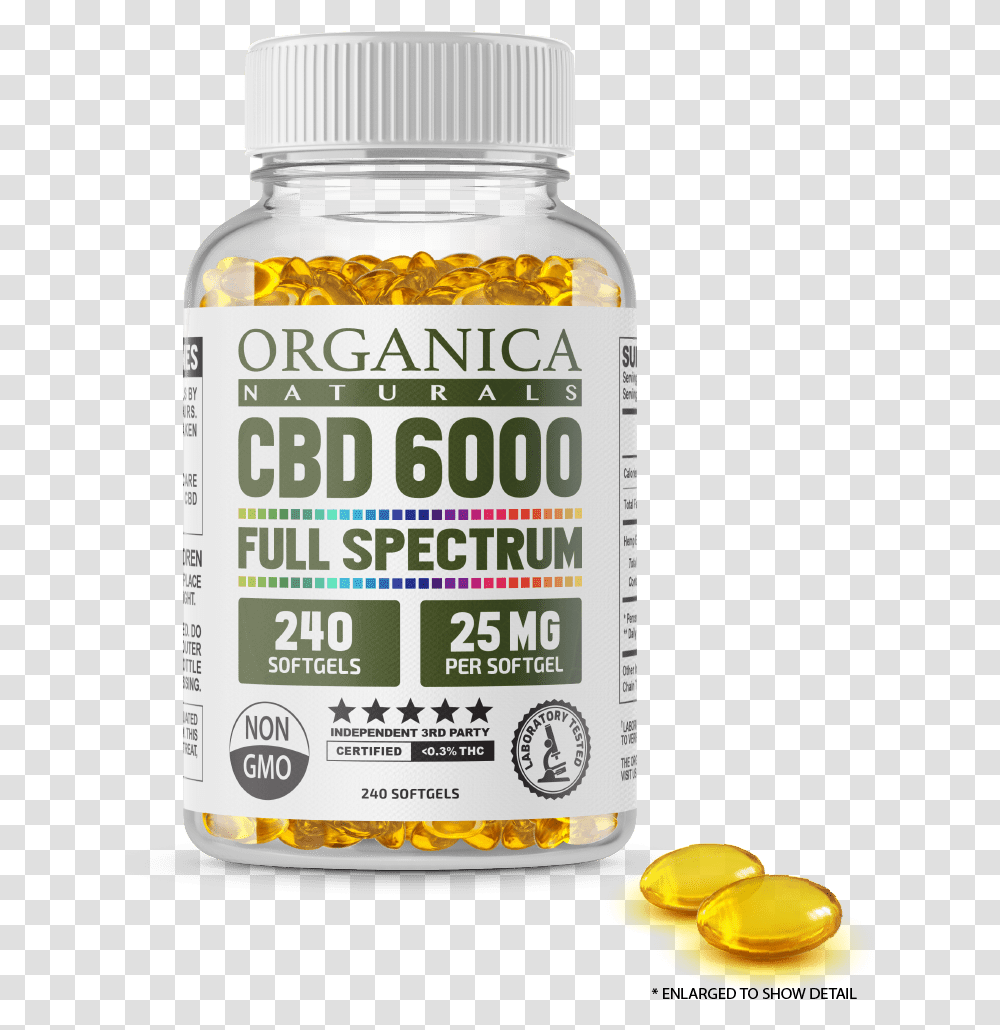 Mg Full Spectrum Cbd Softgel Capsule Supplement Superfood, Plant, Jar, Medication, Fruit Transparent Png