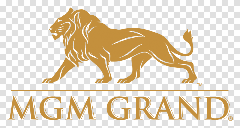 Mgm Grand Logo, Lion, Wildlife, Mammal, Animal Transparent Png