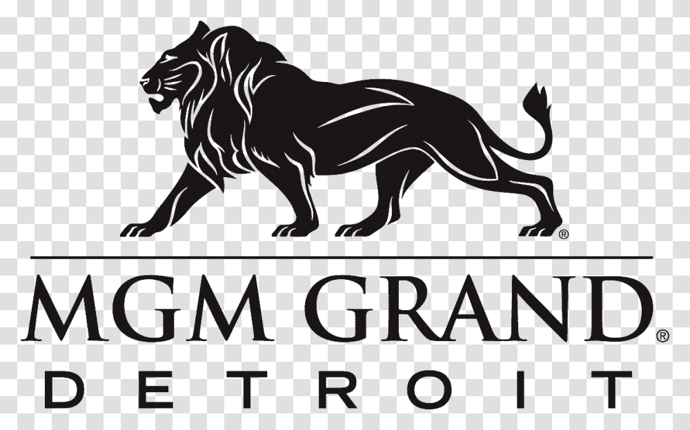 Mgm Grand Logo Mgm Grand Las Vegas Logo, Stencil, Mammal, Animal, Lion Transparent Png