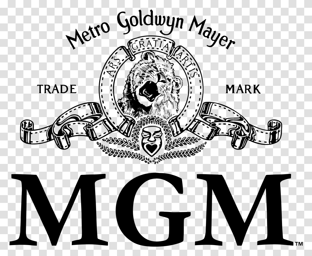 Mgm Logo Metro Goldwyn Mayer Logo, Gray, World Of Warcraft Transparent Png