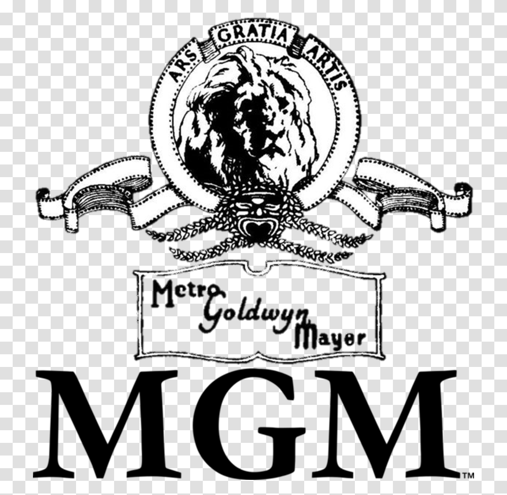 Mgm Retro Print Logo By Jamnetwork On Metro Goldwyn Mayer Logo, Emblem, Trademark Transparent Png