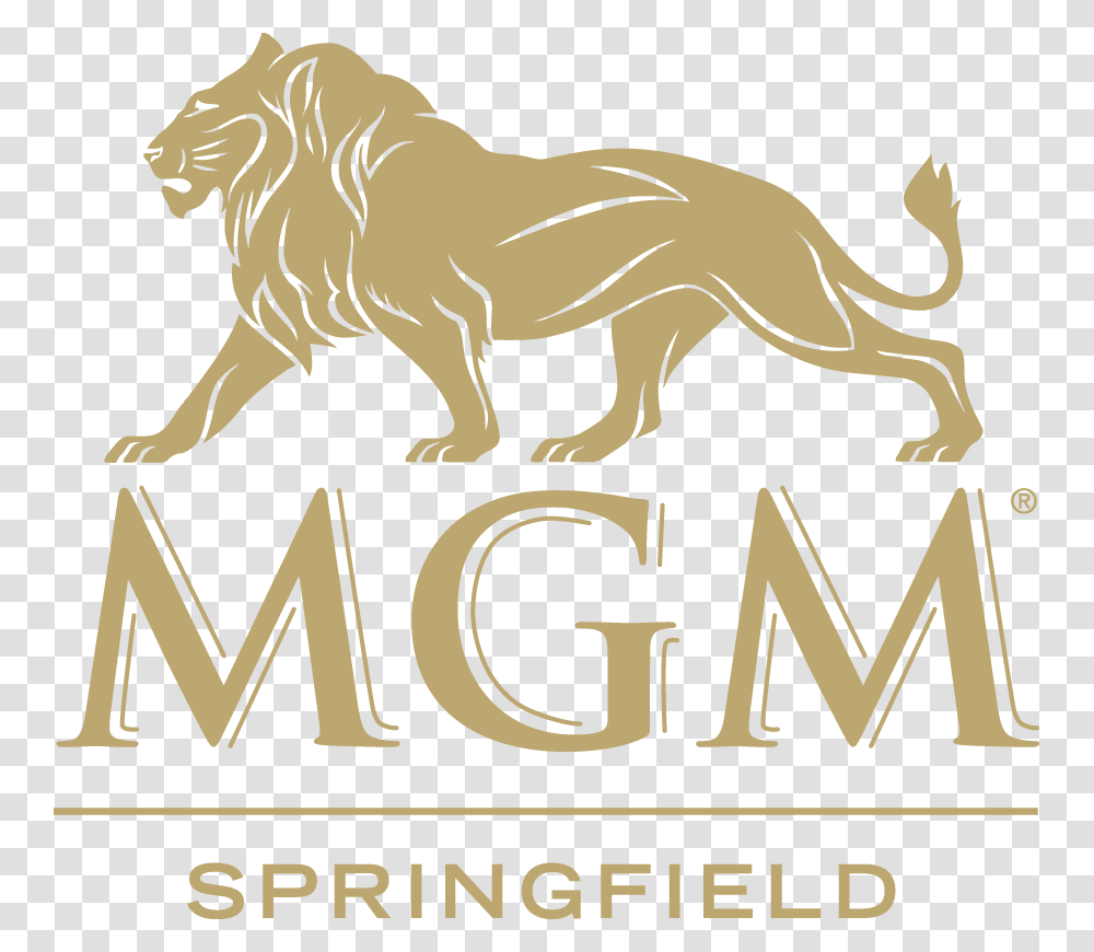 Mgm Springfield Ma Logo, Lion, Mammal, Animal, Alphabet Transparent Png